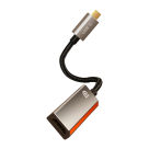 Переходник с оплёткой CABLETIME USB-C — HDMI 2.1 (15 см) - фото 2